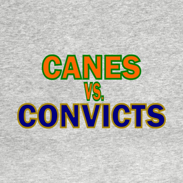 Canes vs. Convicts by Retro Sports